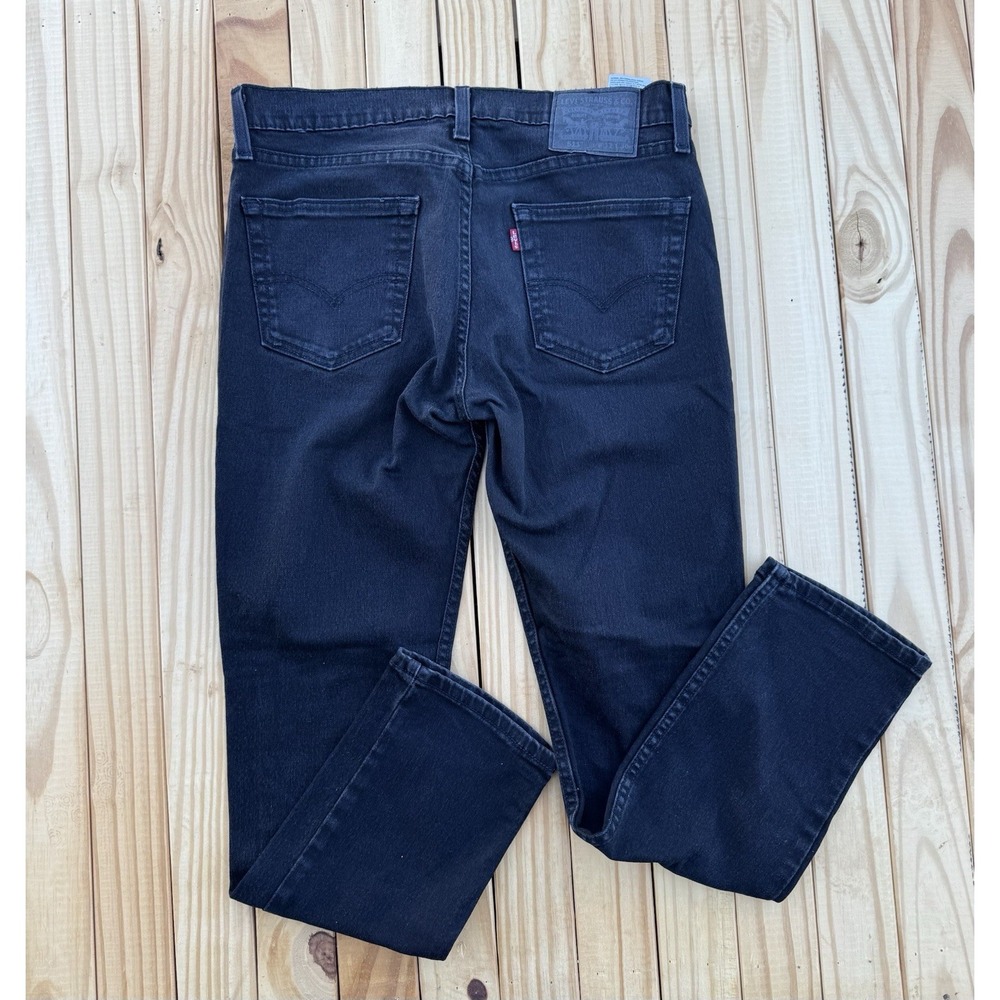 Levi's Vintage 511 slim jeans 33W 30L Levi's Men's Black Wash Jeans - Picture 10 of 11